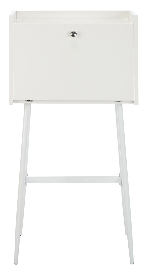 Safavieh Xander Modern Secretary Desk - Chic Space-Saving Solution For Stylish Home Offices And Small Spaces White/White DSK2203B