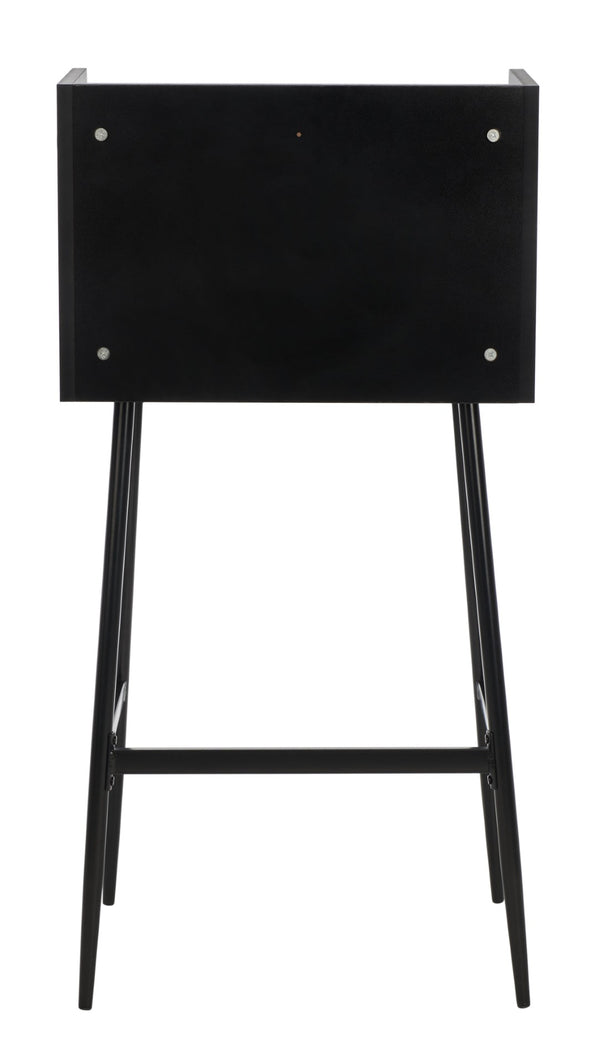 Safavieh Xander Modern Secretary Desk - Chic Space-Saving Solution For Stylish Home Offices And Small Spaces Black DSK2203C