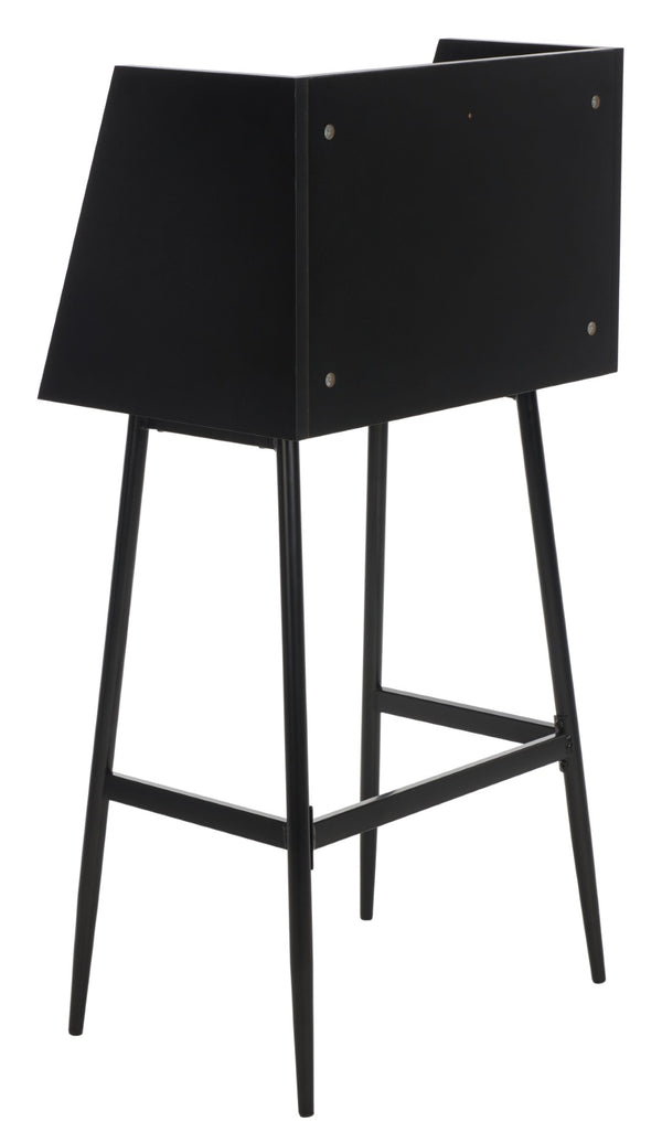 Safavieh Xander Modern Secretary Desk - Chic Space-Saving Solution For Stylish Home Offices And Small Spaces Black DSK2203C