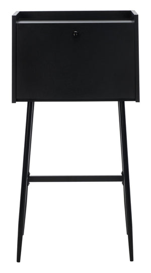 Safavieh Xander Modern Secretary Desk - Chic Space-Saving Solution For Stylish Home Offices And Small Spaces Black DSK2203C