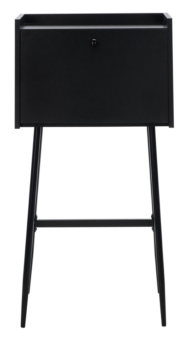 Safavieh Xander Modern Secretary Desk - Chic Space-Saving Solution For Stylish Home Offices And Small Spaces Black DSK2203C