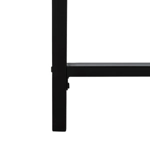Safavieh Alan Modern One-Shelf Desk With Drawer - Stylish Oak Finish & Sturdy Metal Frame For Home Office DSK2205A