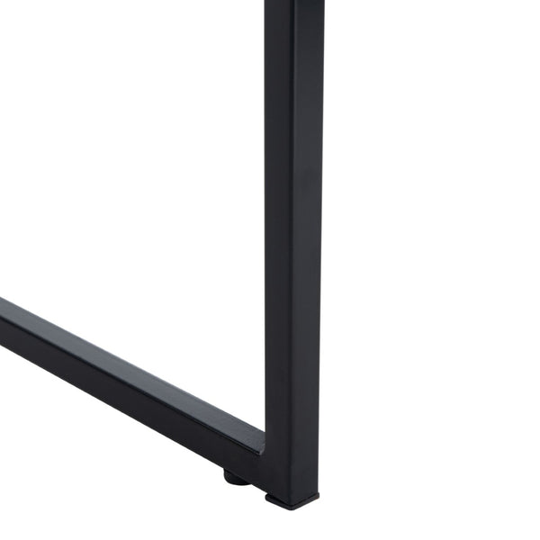 Safavieh Xyla Modern Glass Top Desk With 3 Open Shelves - Stylish Industrial Design For Home Office & Study DSK2208A