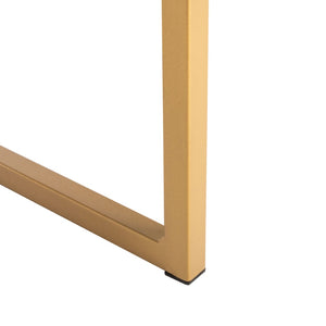 Safavieh Elodie Modern One-Drawer Desk In Bright White With Glam Gold Frame – Perfect For Home Office & More! DSK2209A