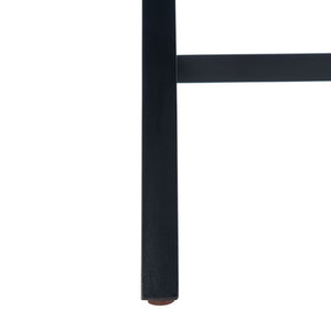 Safavieh Ripley Desk - Industrial Farmhouse Charm With A-Frame Design For Stylish Home Office Workspaces Black DSK5001B