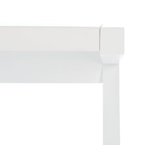 Safavieh Ripley Desk - Industrial Farmhouse Charm With A-Frame Design For Stylish Home Office Workspaces White DSK5001C