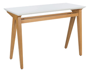 Safavieh Reid Desk - Elegant A-Frame Workspace With Farmhouse Charm And Industrial Style For Every Interior Oak/White DSK5002A