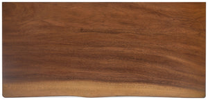 Safavieh Bernhart Desk - Mid-Century Modern Workspace With Walnut Surface & Angled Black Legs For Style & Function DSK5004A