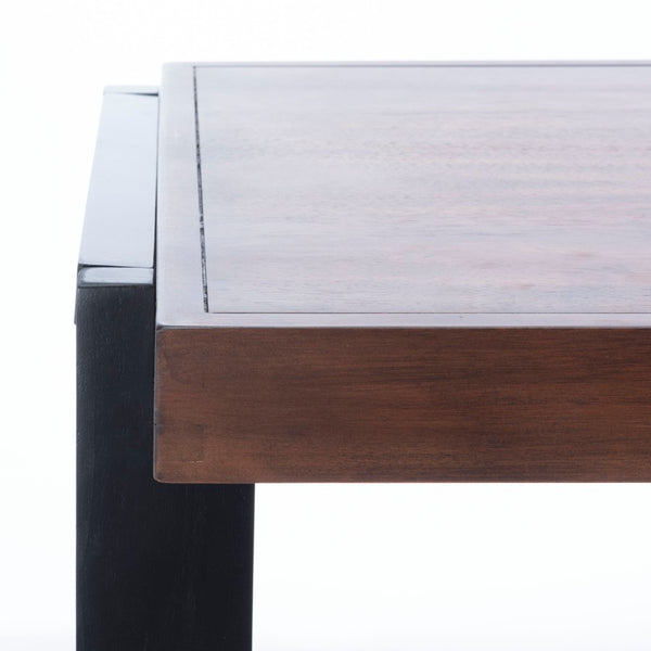 Safavieh Dennings Desk - Stylish Mid-Century Industrial Design With Walnut And Black Finish, Ideal For Workspaces DSK5006A
