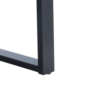 Safavieh Dennings Desk - Stylish Mid-Century Industrial Design With Walnut And Black Finish, Ideal For Workspaces DSK5006A