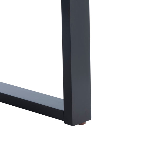 Safavieh Dennings Desk - Stylish Mid-Century Industrial Design With Walnut And Black Finish, Ideal For Workspaces DSK5006A