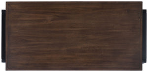 Safavieh Dennings Desk - Stylish Mid-Century Industrial Design With Walnut And Black Finish, Ideal For Workspaces DSK5006A