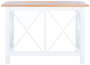 Safavieh Freyr Desk - Charming Farmhouse Style With X-Shaped Accents For Home Office & Compact Spaces DSK5008A