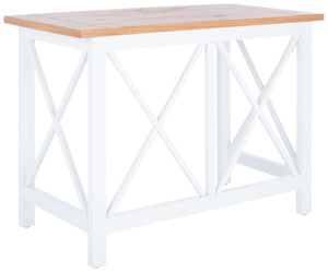 Safavieh Freyr Desk - Charming Farmhouse Style With X-Shaped Accents For Home Office & Compact Spaces DSK5008A