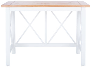 Safavieh Freyr Desk - Charming Farmhouse Style With X-Shaped Accents For Home Office & Compact Spaces DSK5008A