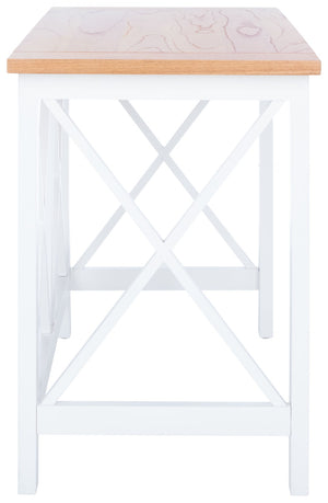 Safavieh Freyr Desk - Charming Farmhouse Style With X-Shaped Accents For Home Office & Compact Spaces DSK5008A