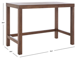 Safavieh Graylyn Desk - Classic Farmhouse Style Writing Station In Warm Brown Finish, Ideal For Small Spaces DSK5009A