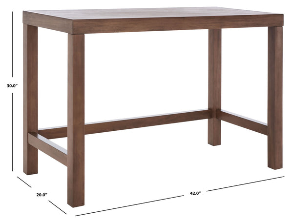 Safavieh Graylyn Desk - Classic Farmhouse Style Writing Station In Warm Brown Finish, Ideal For Small Spaces DSK5009A