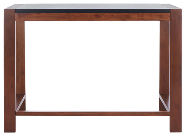 Safavieh Halleck Desk - Industrial-Chic Minimalist Design With Black And Brown Two-Tone Finish For Home Office DSK5010A
