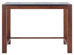 Safavieh Halleck Desk - Industrial-Chic Minimalist Design With Black And Brown Two-Tone Finish For Home Office DSK5010A