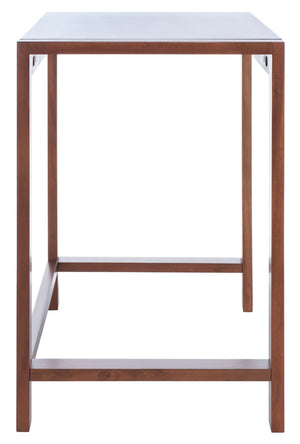 Safavieh Halleck Desk - Industrial-Chic Minimalist Design With Black And Brown Two-Tone Finish For Home Office DSK5010A