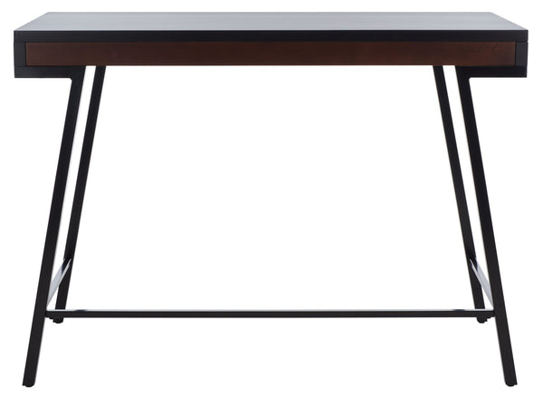 Safavieh Laponte Desk - Mid-Century Modern Elegance With Walnut Accents For Stylish Home Office Spaces DSK5011A