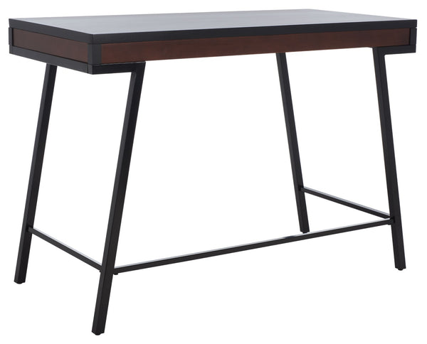 Safavieh Laponte Desk - Mid-Century Modern Elegance With Walnut Accents For Stylish Home Office Spaces DSK5011A