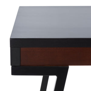 Safavieh Laponte Desk - Mid-Century Modern Elegance With Walnut Accents For Stylish Home Office Spaces DSK5011A
