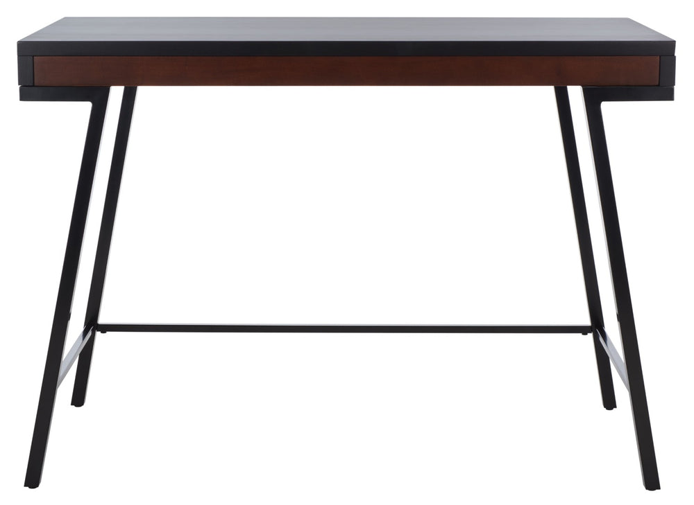 Safavieh Laponte Desk - Mid-Century Modern Elegance With Walnut Accents For Stylish Home Office Spaces DSK5011A