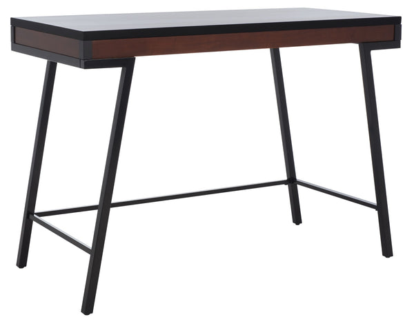 Safavieh Laponte Desk - Mid-Century Modern Elegance With Walnut Accents For Stylish Home Office Spaces DSK5011A