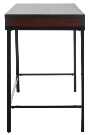 Safavieh Laponte Desk - Mid-Century Modern Elegance With Walnut Accents For Stylish Home Office Spaces DSK5011A