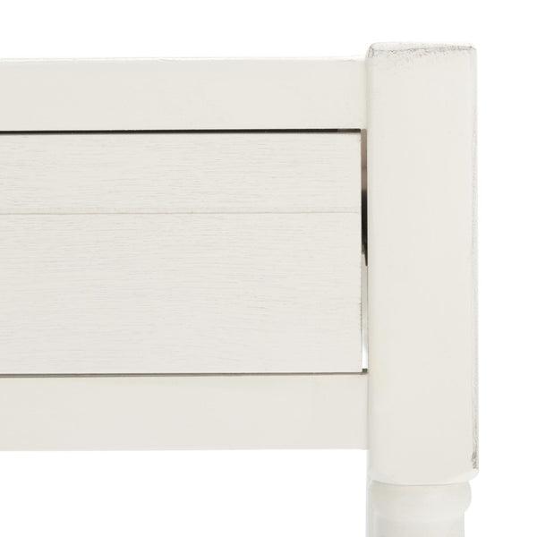 Safavieh Filbert Writing Desk - Timeless Elegance With Open-Frame Design, Practical Storage & Classic Detailing Distressed White DSK5701A
