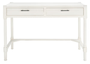 Safavieh Filbert Writing Desk - Timeless Elegance With Open-Frame Design, Practical Storage & Classic Detailing Distressed White DSK5701A
