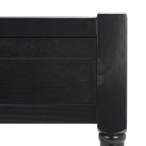Safavieh Filbert Writing Desk - Timeless Elegance With Open-Frame Design, Practical Storage & Classic Detailing Black DSK5701B