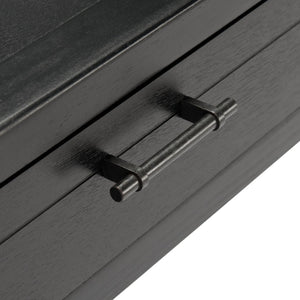 Safavieh Filbert Writing Desk - Timeless Elegance With Open-Frame Design, Practical Storage & Classic Detailing Black DSK5701B