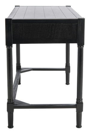 Safavieh Filbert Writing Desk - Timeless Elegance With Open-Frame Design, Practical Storage & Classic Detailing Black DSK5701B