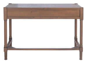 Safavieh Filbert Writing Desk - Timeless Elegance With Open-Frame Design, Practical Storage & Classic Detailing Brown DSK5701C