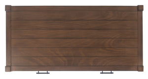 Safavieh Filbert Writing Desk - Timeless Elegance With Open-Frame Design, Practical Storage & Classic Detailing Brown DSK5701C