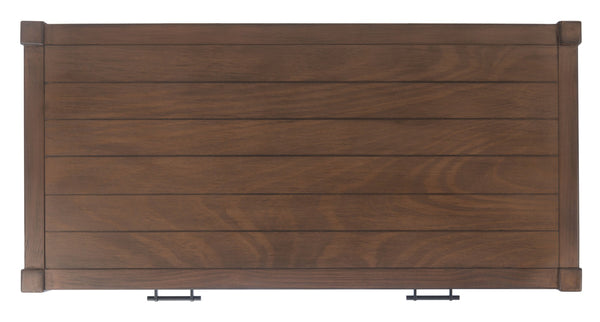 Safavieh Filbert Writing Desk - Timeless Elegance With Open-Frame Design, Practical Storage & Classic Detailing Brown DSK5701C