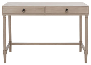 Safavieh Rhyne 2 Drawer Desk Taupe DSK5702C