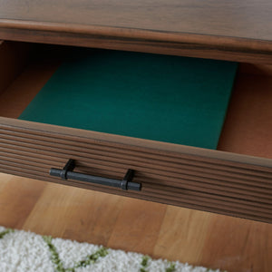 Safavieh Layce Timeless Farmhouse 2-Drawer Desk For Home Office - Stylish Storage & Versatile Functionality Brown DSK5704C