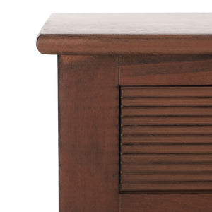 Safavieh Layce Timeless Farmhouse 2-Drawer Desk For Home Office - Stylish Storage & Versatile Functionality Brown DSK5704C