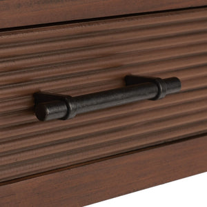 Safavieh Layce Timeless Farmhouse 2-Drawer Desk For Home Office - Stylish Storage & Versatile Functionality Brown DSK5704C