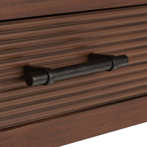 Safavieh Layce Timeless Farmhouse 2-Drawer Desk For Home Office - Stylish Storage & Versatile Functionality Brown DSK5704C