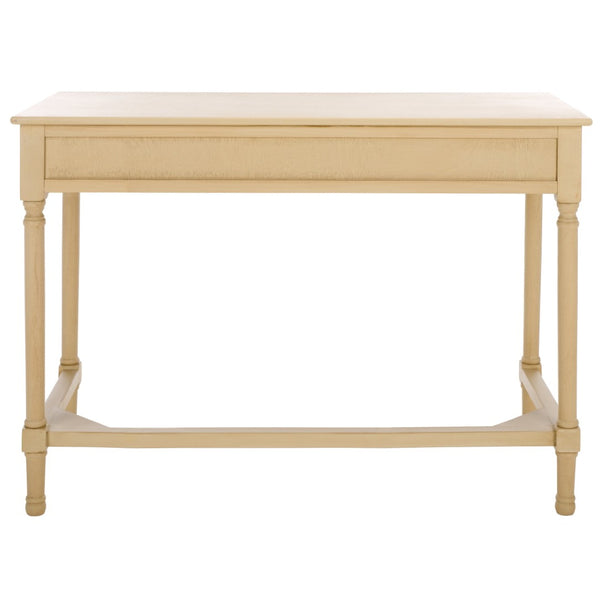 Safavieh Layce Timeless Farmhouse 2-Drawer Desk For Home Office - Stylish Storage & Versatile Functionality Natural DSK5704E