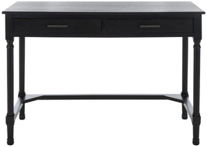 Safavieh Mckinlee 2 Drawer Desk Black 42" x 20" x 29.5"