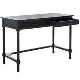 Safavieh Mckinlee 2 Drawer Desk Black 42" x 20" x 29.5"