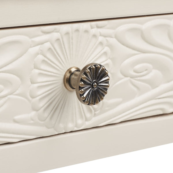 Safavieh Ryleigh 2 Drawer Desk - Timeless Old World Charm Meets Modern Functionality For Your Workspace Distressed White DSK5706A