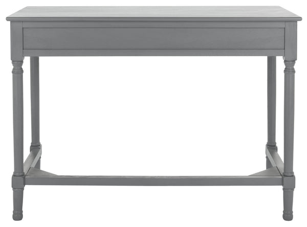 Safavieh Brina 2 Drawer Desk Distressed Grey DSK5707B