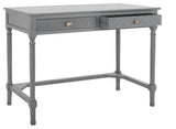 Safavieh Brina 2 Drawer Desk Distressed Grey DSK5707B